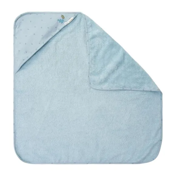 Little Dutch Pure Badcape - 100 x 100 cm - Denim Blue