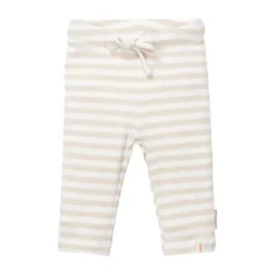 Little Dutch Stripe Broekje - Mt. 50 – Zand/Wit