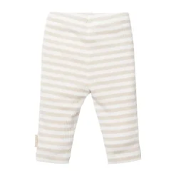 Little Dutch Stripe Broekje - Mt. 50 – Zand/Wit