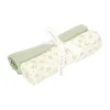 Little Dutch Swaddle Doeken Hydrofiel - Blueberry Leaves & Sage - 70x70 cm