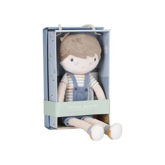Little Dutch Vintage Sunny Stripes Knuffelpop - Jim - 35 cm