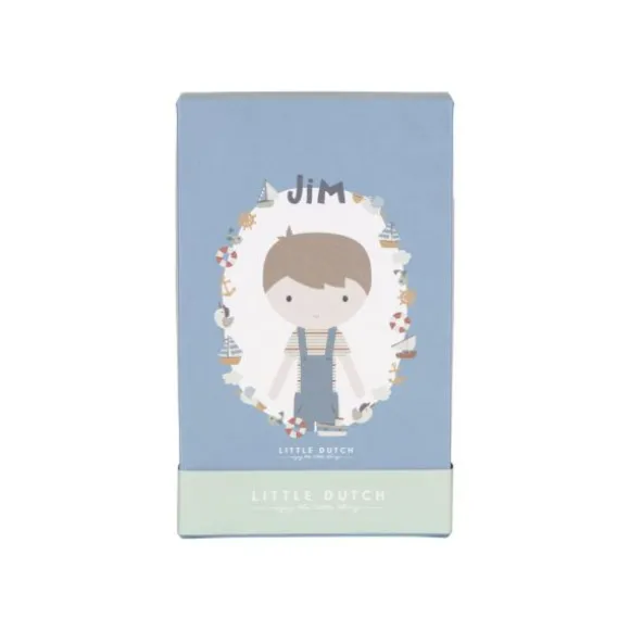 Little Dutch Vintage Sunny Stripes Knuffelpop - Jim - 35 cm