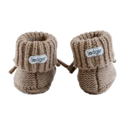 Lodger Buffalo Slofjes - Merinowol - 0-6 mnd - Beige