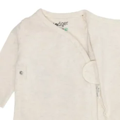 Lodger Melange Overslag Shirt - Maat 50 - Birch