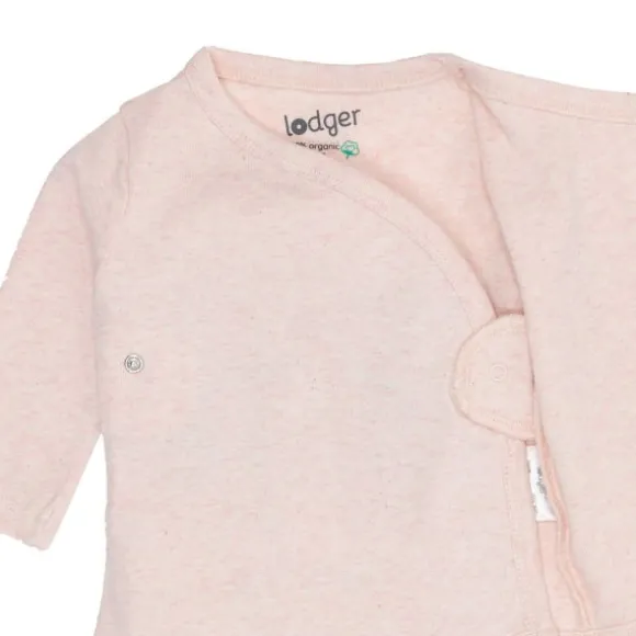 Lodger Melange Overslag Shirt - Maat 50 - Tan