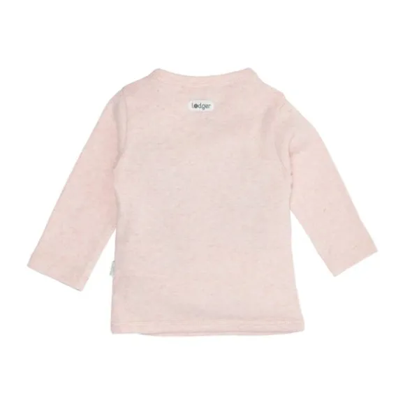 Lodger Melange Overslag Shirt - Maat 50 - Tan