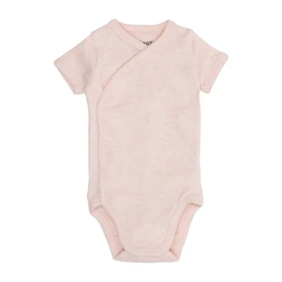 Lodger Melange Romper Korte Mouw - Maat 62 - Tan