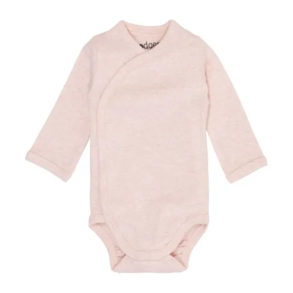 Lodger Melange Romper Lange Mouw - Maat 50 - Tan