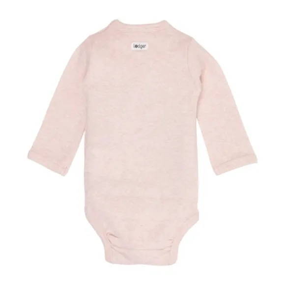 Lodger Melange Romper Lange Mouw - Maat 50 - Tan