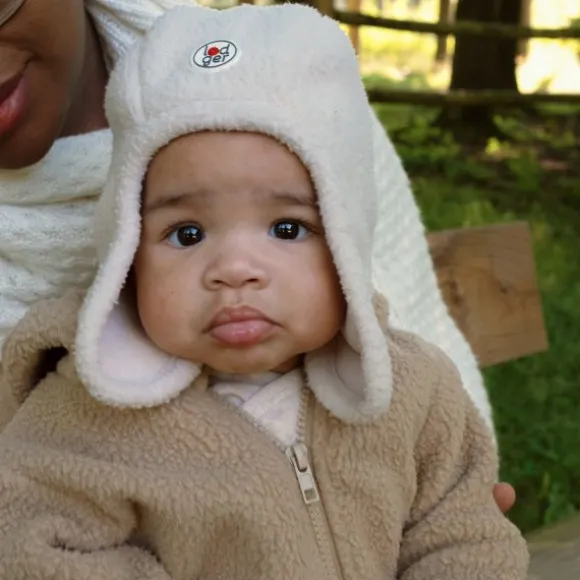 Lodger Muts Teddy Fleece - Birch - 0-3M