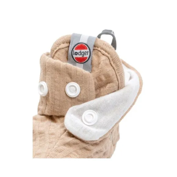 Lodger Seersucker Slofjes - 3-6 Mnd - Beige