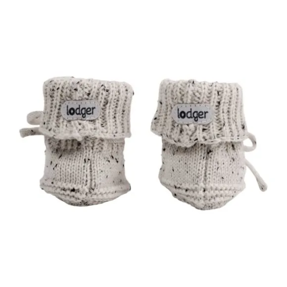 Lodger Slofjes Gebreid Met Kabel - 0-6 mnd - Buffalo