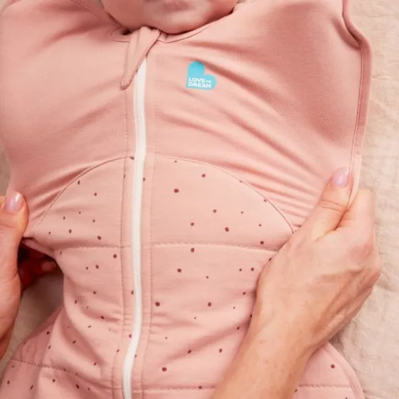 Love To Dream SwaddleUp™ 2.5 TOG - Fase 1 - Maat M - Rose Pebble