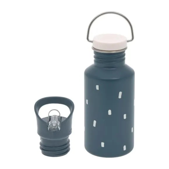 Lässig Drinkfles - Stainless Steel - Happy Prints - Midnight Blue