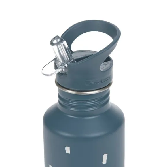 Lässig Drinkfles - Stainless Steel - Happy Prints - Midnight Blue