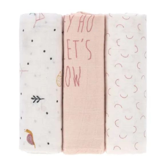 Lässig Garden Explorer Swaddle Snail 3 Stuks