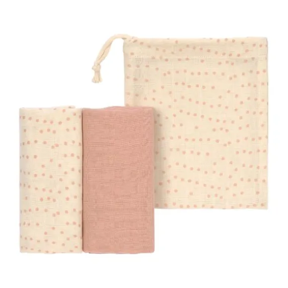 Lässig Hydrofieldoek Rose 60 x 60 cm 2 Stuks