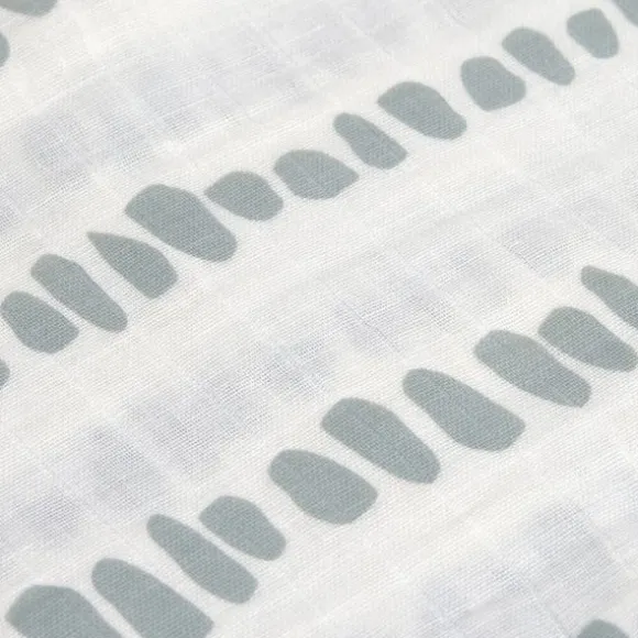 Lässig Hydrofiele Doeken - Strokes Silver Grey - 3 Stuks - 85 x 85 cm