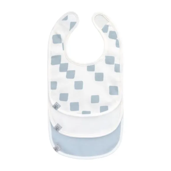 Lässig Slabbetje Newborn 3 Stuks - Happy Fruits - Light Blue