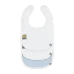Lässig Slabbetje Newborn 3 Stuks - Happy Fruits - Light Blue