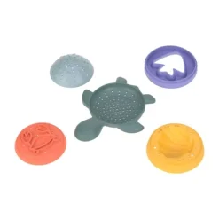 Lässig Starfish Stacking Toy - Pink / Lilac / Yellow / Blue