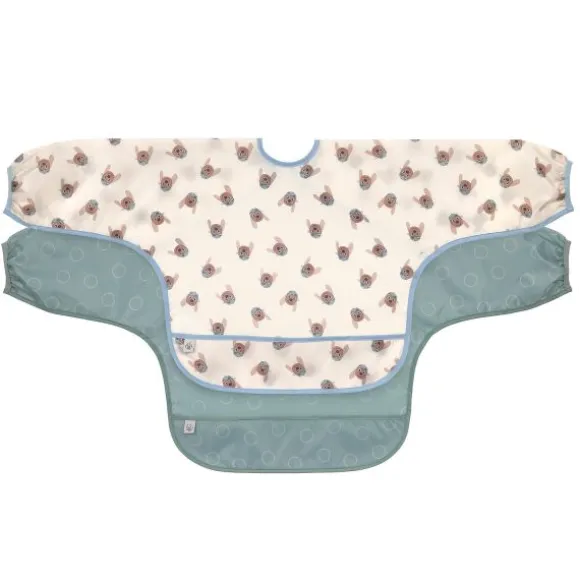 Lässig Tiny Team Dog Slab Met Mouwen - 2 Stuks - Groen/Blauw