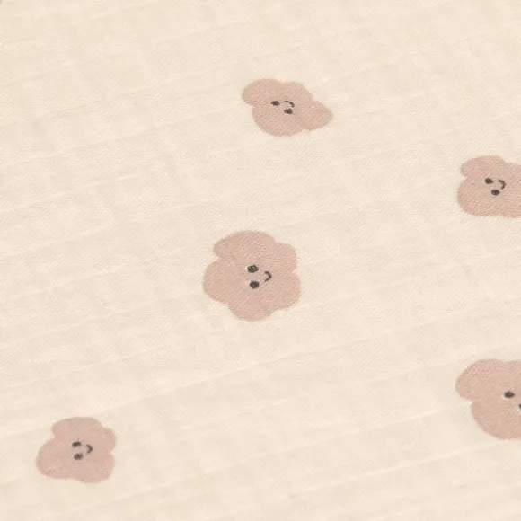 Lässig Tiny Team Swaddle & Burp Doeken - 3 Stuks - 60 x 60 cm - Mushroom