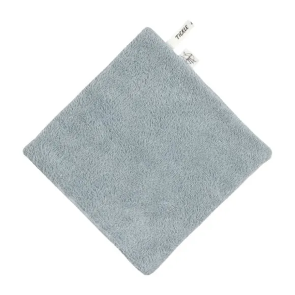 Lässig Washandjes Set - Dots Powder Blue - Badstof - 3 Stuks