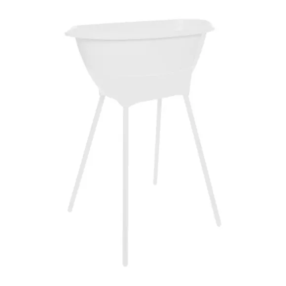 Luma Badje + Badstandaard - Almond/White
