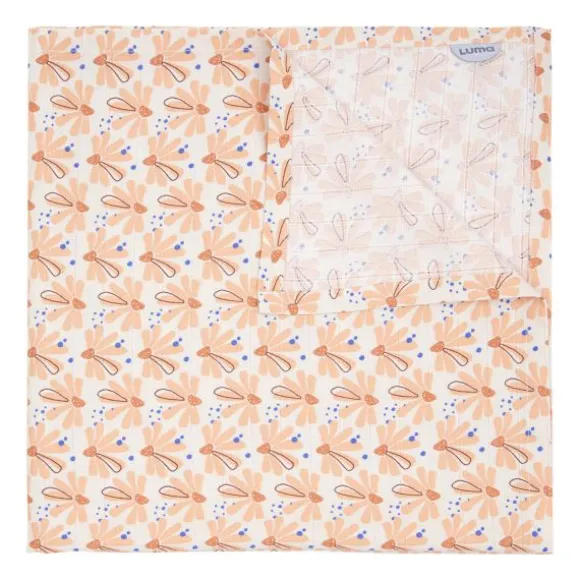 Luma Flowerfever Hydrofiele Doek - 70 x 70 cm - Nude