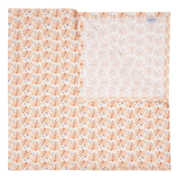 Luma Flowerfever Hydrofiele Doek - 110 x 110 cm - Nude