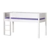 Manis-h Combinatie Halfhoog Bed Met Lattenbodem - FREJ - 90x200 cm
