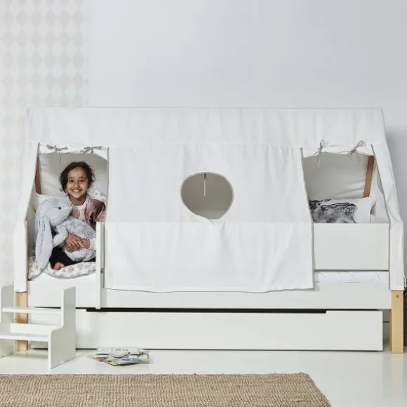 Manis-h FULLA Combinatie Huisbed Met Lattenbodem - 90 x 160 cm