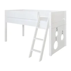 Manis-h SOL Combinatie Halfhoog Bed Met Lattenbodem - 90 x 160 cm