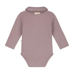 Mats & Merthe Charlotte Romper met Lange Mouwen - Rose - 6 Mnd