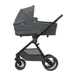 Maxi-Cosi Oxford+ Kinderwagen 3-in-1 - Twillic Graphite | Maxi-Cosi Pebble S Autostoeltje - Tonal Black