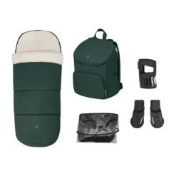 Maxi-Cosi Oxford+ Kinderwagen 3-in-1 - Twillic Graphite | Pebble 360 Pro 2 Autostoeltje | Autostoel Adapters