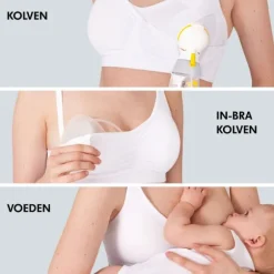 Medela 3-in-1 Borstvoedings- en Kolfbeha - Mt. S - Wit