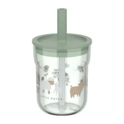 Mepal Little Farm Kinderglas Met Rietje Mio - 250 ml