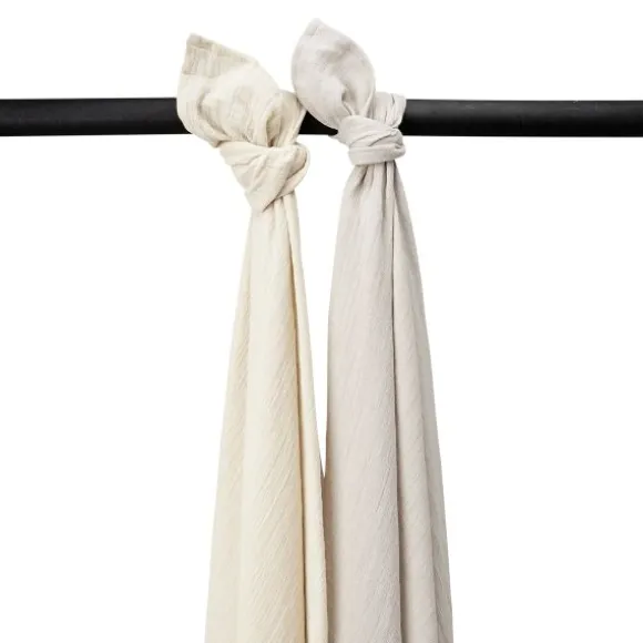 Meyco Baby Hydrofiele Monddoekjes - 3 Stuks - Offwhite/Soft Sand/Taupe