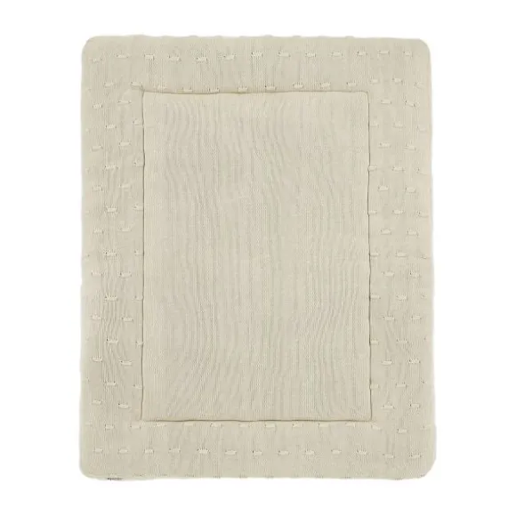 Meyco Baby Knots Boxkleed - 77 x 97 cm - Soft Sand