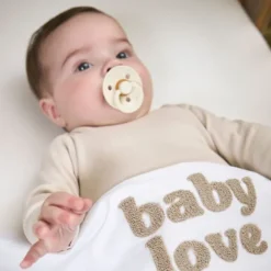 Meyco Baby Love Wieglaken - 75 x 100 cm - Sand Melange