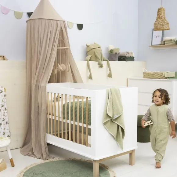 Meyco Baby Uni Zomer Slaapoverall Jumper - 104 cm - Pre-Washed Hydrofiel - Soft Olive