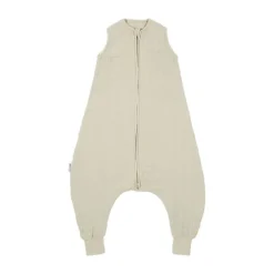 Meyco Baby Uni Zomer Slaapoverall Jumper - 104 cm - Pre-Washed Hydrofiel - Soft Olive