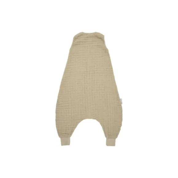 Meyco Baby Uni Zomer Slaapoverall Jumper - 104 cm - Pre-Washed Hydrofiel - Soft Olive