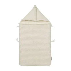 Meyco Baby Wafel Teddy voetenzak - nature - 40x82cm