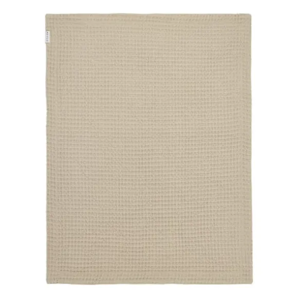 Meyco Baby Waffle Wiegdeken - 75 x 100 cm - Sand