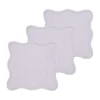 Meyco Baby Wavy Monddoekjes - 3 Stuks - 30 x 30 cm - Badstof - Soft Lavender