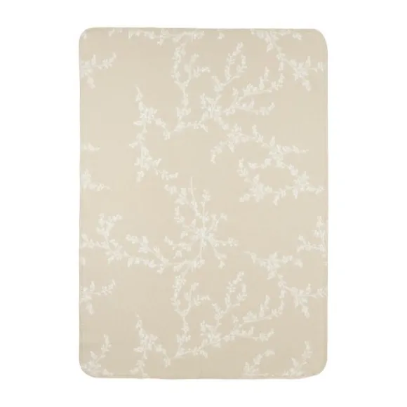Meyco Branches Ledikantdeken - 100 x 150 cm - Sand