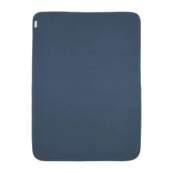 Meyco Deken Gebreid - Pure - 75 x 100 cm - Jacquard - Indigo